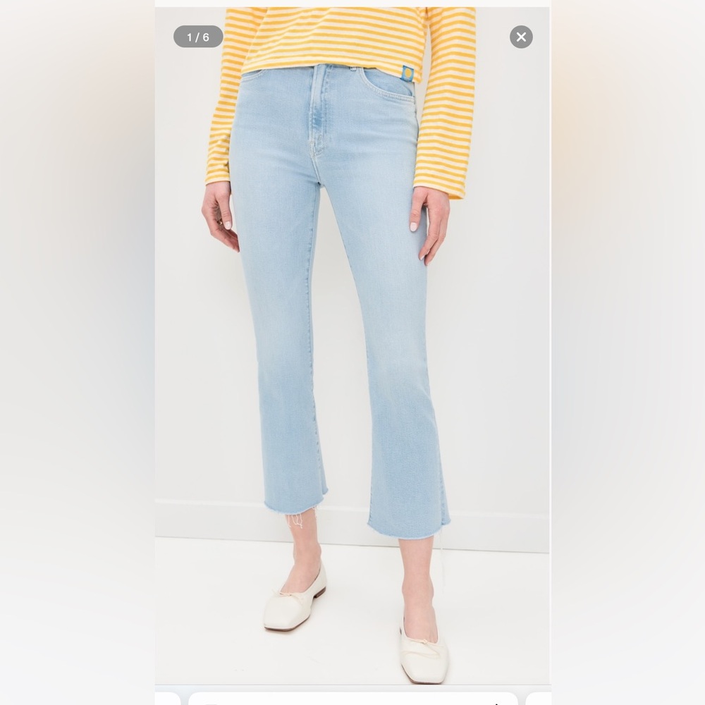 Mother Hustler Ankle Fray Jeans 26